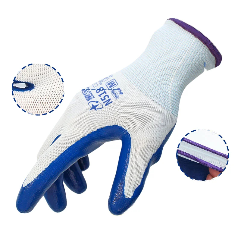 Mănuși de protecție nitril imersate 13G — Xingyu